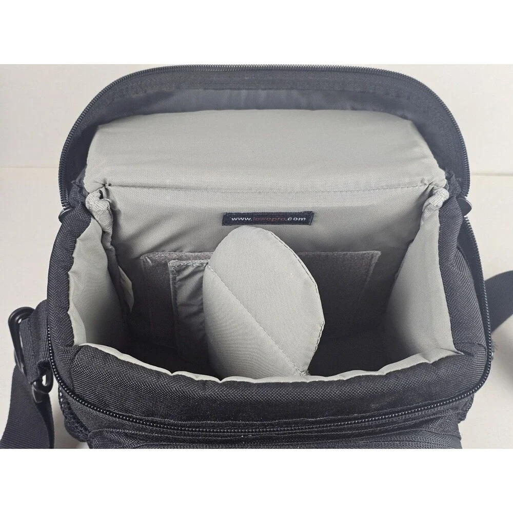 Lowepro EX160 Arctic Blue Black Digital Camera Pouch Shoulder Bag Padded Strap